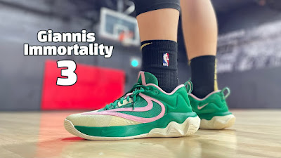 Nike Giannis Immortality 3 basketball shoes.