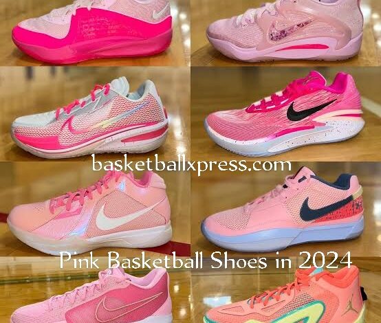 The article is all about those cool pink basketball shoes Adidas and Nike are suggesting – they're not just for ballers but also for the fashion-savvy folks
